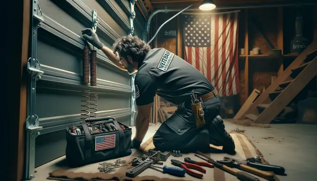 Garage Door Spring Repair — Evergreen