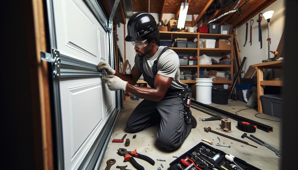 Our professional garage door opener repair process